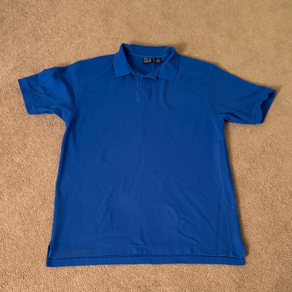 Jos. A. Bank Travelers Collection Vibrant Blue Polo Shirt
